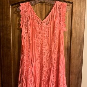 Peach Dress, Cato, Size Large